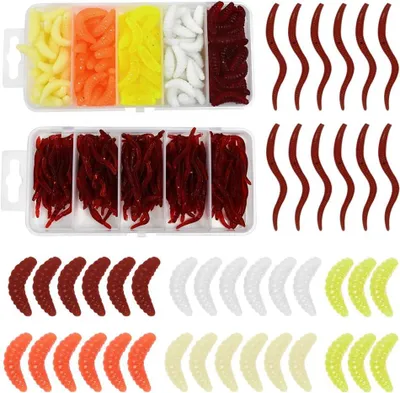 Imagen del producto de Kit de alimento para peces con larvas de harina, completo, para carpas, truchas y percas