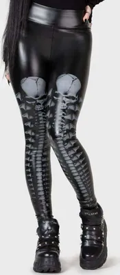 Produktbild von KIHILIST by KILLSTAR Leggings Damen Solaria Leggings schwarz XXL