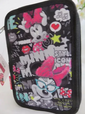 Produktbild von Disney Minnie Mouse - 3fach Schüleretui * Perona