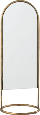 Produktbild von J-Line Spiegel Auf Fuss Daisy Eisen/Glas Gold