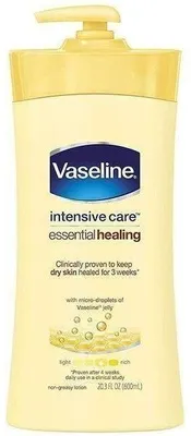 Obrázok produktu pre Vaseline | Essential Healing 600ml - telové mlieko, hydratačné mlieko, telový olej, regeneračné