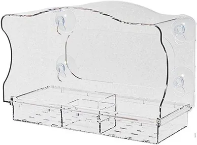 Obrázek produktu pro Ptačí budka s průhledem – průhledná – 27 x 18 x 15,5 cm