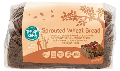 Productafbeelding van Terrasana Gekiemd Brood Naturel / Tarwe (400 gr)