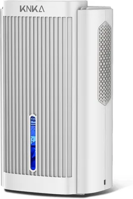 Produktbild von Elektrische Luftentfeuchter, 1,1 Liter Fassungsvermögen, Luftentfeuchter mit weniger als 28 dB Geräuschpegel, geeignet für Wohnungen, Badezimmer und Keller, mit automatischer Abschaltung und Schlafmodus