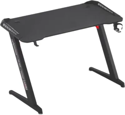 Obrázek produktu pro Herní kancelář Nevio - S LED osvětlením - 140cm stůl - Kovové nohy