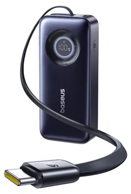 Image de Power bank Baseus EnerCore CR11, 20 000 mAh, USB-C, 67 W, Noir