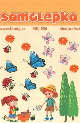 Immagine prodotto di Adesivi di carta MKJ-036 - Natura (4 fogli)