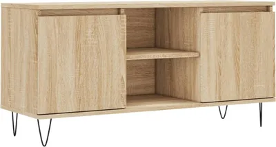 Obrázek produktu pro vidaXL TV skříňka Sonoma dub 104x35x50 cm odvozený výrobek ze dřeva
