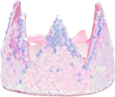 Produktbild von Ombre Paillettenkrone - Glanzvoller Kopfschmuck für kleine Königinnen