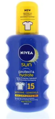Produktbild von Nivea Sun Protect & Hydrate Sonnenspray LSF 15 (200 ml)