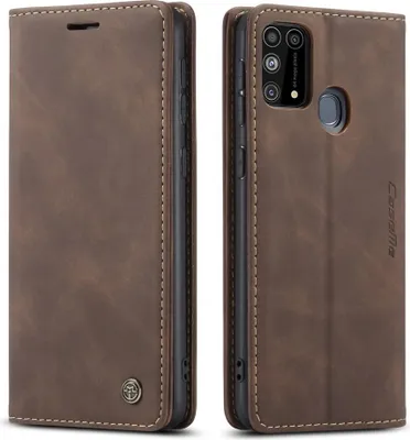 Produktbild von Samsung Galaxy M31 Hülle - CaseMe 013 Klapphülle - Dunkelbraun