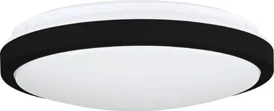 Produktbild von LED Deckenleuchte 18W 2200 lm 3000 K Ø 32,5 cm weiß/schwarz