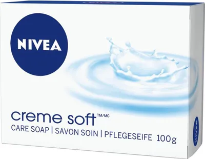 Image de 36x Nivea savon de soin 100g peau mains nettoyage parfum huiles pièce propre savon bain