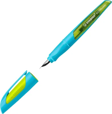 Produktbild von STABILO Füllhalter EASYbuddy L Linkshänder hellblau/limette