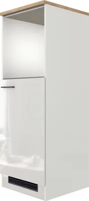 Obrázek produktu pro Skříň pro vestavnou lednici výšky 88 cm Flex Well Lund 60 x 60 x 161,5 cm světle šedá lesk kouřově šedá matný