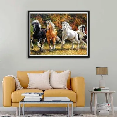 Produktbild von Diamant Malerei Pferd Set 30x40cm für Erwachsene und Kinder
