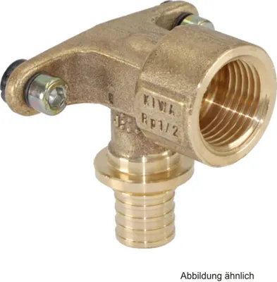Produktbild von Rehau Rautitan RX+ Wandwinkel mit IG, 20 mm x Rp 1/2" kurz