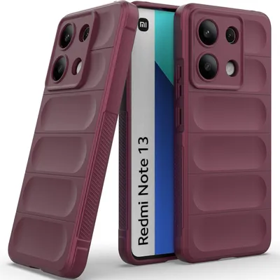 Produktbild von Handyhülle für Xiaomi Redmi Note 13 4G Weich TPU Silikon Stossfest Anti-rutsch Hülle bordeaux