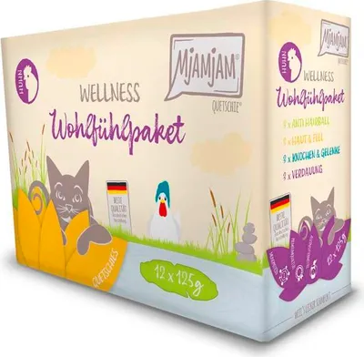Image de MjAMjAM Cat - Bien-être MP 12x125g | Poulet