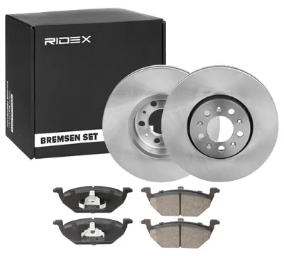 Produktbild von RIDEX Bremsenset Vorne Bremsscheiben Beläge Satz für VW Golf IV Schrägheck (1J1) 288,0mm