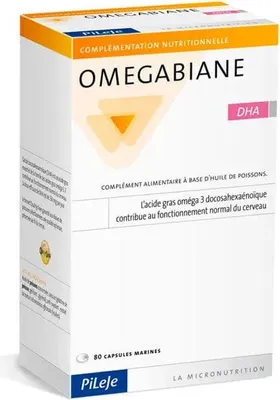 Produktbild von Pileje Omegabiane Dha 80 capsules