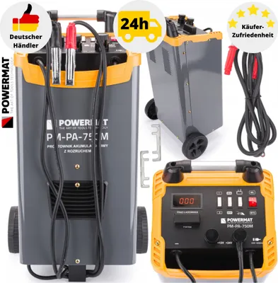 Produktbild von Batterieladegerät Auto Starthilfe Ladegerät PKW KFZ 12V 24V Schnellladegerät 100A