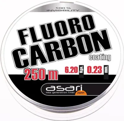 Obrázek produktu pro Asari Laco Flurocarbon 250 M Bílá,Oranžová 0.300 mm Bílá,Oranžová 0.300 mm
