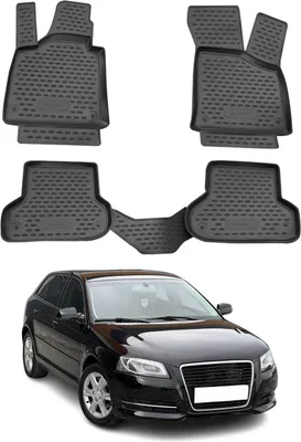 Produktbild von 2003-2013 Audi A3 Sportback 3tür Fußmatten Gummi Schwarz 4 tlg