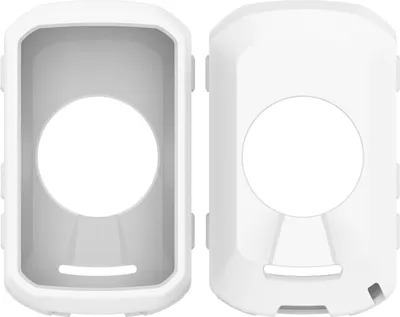 Produktbild von INF Weiße Silikon Schutzhülle für Garmin Edge 850 & 550 Fahrradcomputer