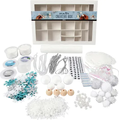 Produktbild von Creativ Company Bastelbox Winter - Kreatives Spielzeugset für Kinder