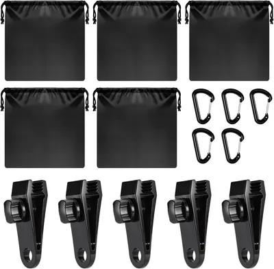 Produktbild von Sandsack Gegengewicht 5 Taschen, 5 Karabinerhaken, 5 Clips, für Camping