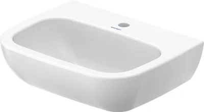 Produktbild von Duravit Waschtisch D-Code Med 55x43cm, m Hahnl. + Hahnloch, o. ÜL, we.
