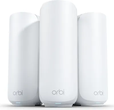 Zdjęcie produktu dla NETGEAR Orbi 370, Biały, Wewnętrzny, System siatki, 360 m², Dual-band (2.4 GHz/5 GHz), Wi-Fi 7 (802.11be)