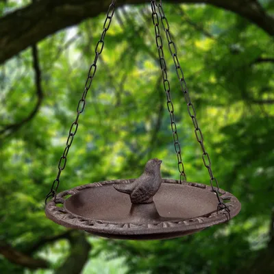 Produktbild von Vogeltränke romantisch, Hängend, Vogelbad - Tränke, Futterschale für Vögel