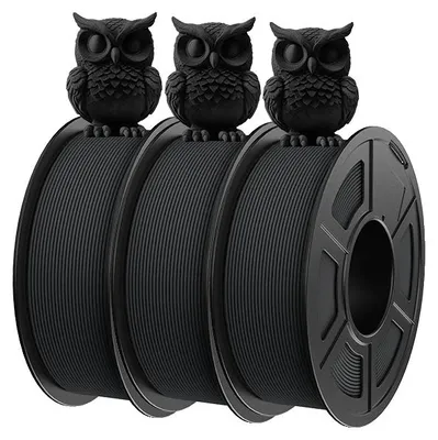 Obrázok produktu pre 3D tlačiarne, vlákna PLA a PETG, vysokorýchlostný výkon, HSMPETG čierna farba