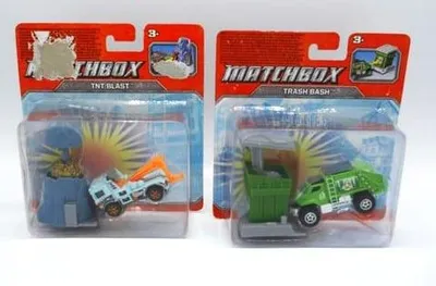 Immagine prodotto di Camion Matchbox Mattel, carro attrezzi o camion della spazzatura