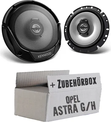 Produktbild von Lautsprecher Boxen Kenwood KFC-S1766 - 16,5cm 2-Wege Koaxialsystem Auto Einbausatz - Einbauset passend für Opel Astra G,H - justSOUND