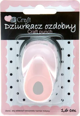 Zdjęcie produktu dla Dziurkacz ozdobny - Jajko 1,6cm - DPCraft