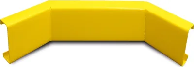 Produktbild von PROREGAL Eck-Rammschutz-Planke | Eckplanke für Innenecke | HxBxT 10x45x36cm | Feuerverzinkter & kunststoffbeschichteter Stahl | Gelb