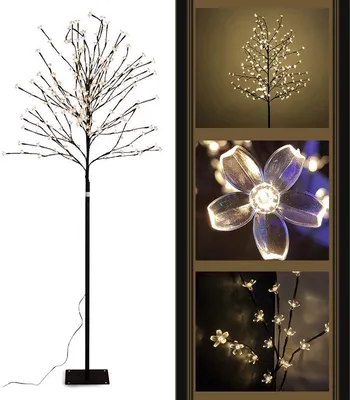 Obrázek produktu pro Led Dekorativní Stromček, Osvětlený, Vánoční, 120 Cm, Teplá Bílá Dekorace