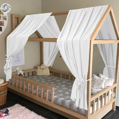 Produktbild von Betthimmel 100% Baumwolle, extra breit, für Kinderzimmer