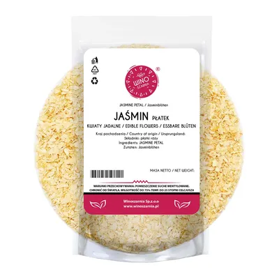 Zdjęcie produktu dla Jaśmin kwiat suszony płatek - 50g Kwiaty Jadalne