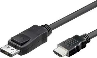 Obrázek produktu pro Alcasa DP-HDMI, 2 m, DisplayPort, HDMI Typ A (standardní), Samec, Samec, Černá