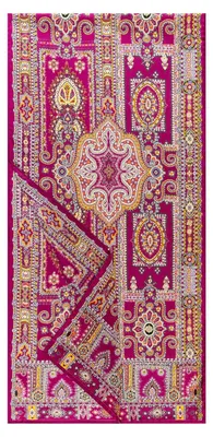 Produktbild von ROECKL Schal Paisley Arcade 45x180 Scarf Pink / Lemon beere
