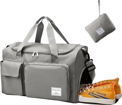 Produktbild von Famanu Reisetasche große Kapazität - lichtgrau