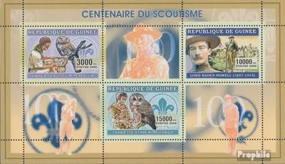 Produktbild von Briefmarken Guinea 2006 Mi 4359-4361 Kleinbogen (kompl. Ausgabe) postfrisch Pfadfinder