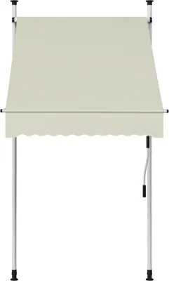 Image de vidaXL Store rétractable manuel 100 cm Crème
