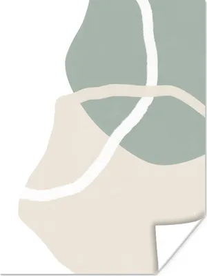 Produktbild von MuchoWow® Poster Minimalismus - Pastell - Gestaltung 30x40 cm - Wandplakat - Poster Kinderzimmer