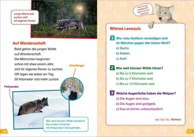 Obrázok produktu pre WAS IST WAS Erstes Lesen Band 20. Wölfe