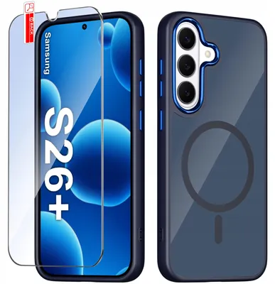 Obrázok produktu pre Puzdro pre Samsung S26+ Plus – puzdro pre MagSafe, matné, magnetické, prémiové + sklo